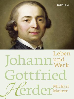 cover image of Johann Gottfried Herder
